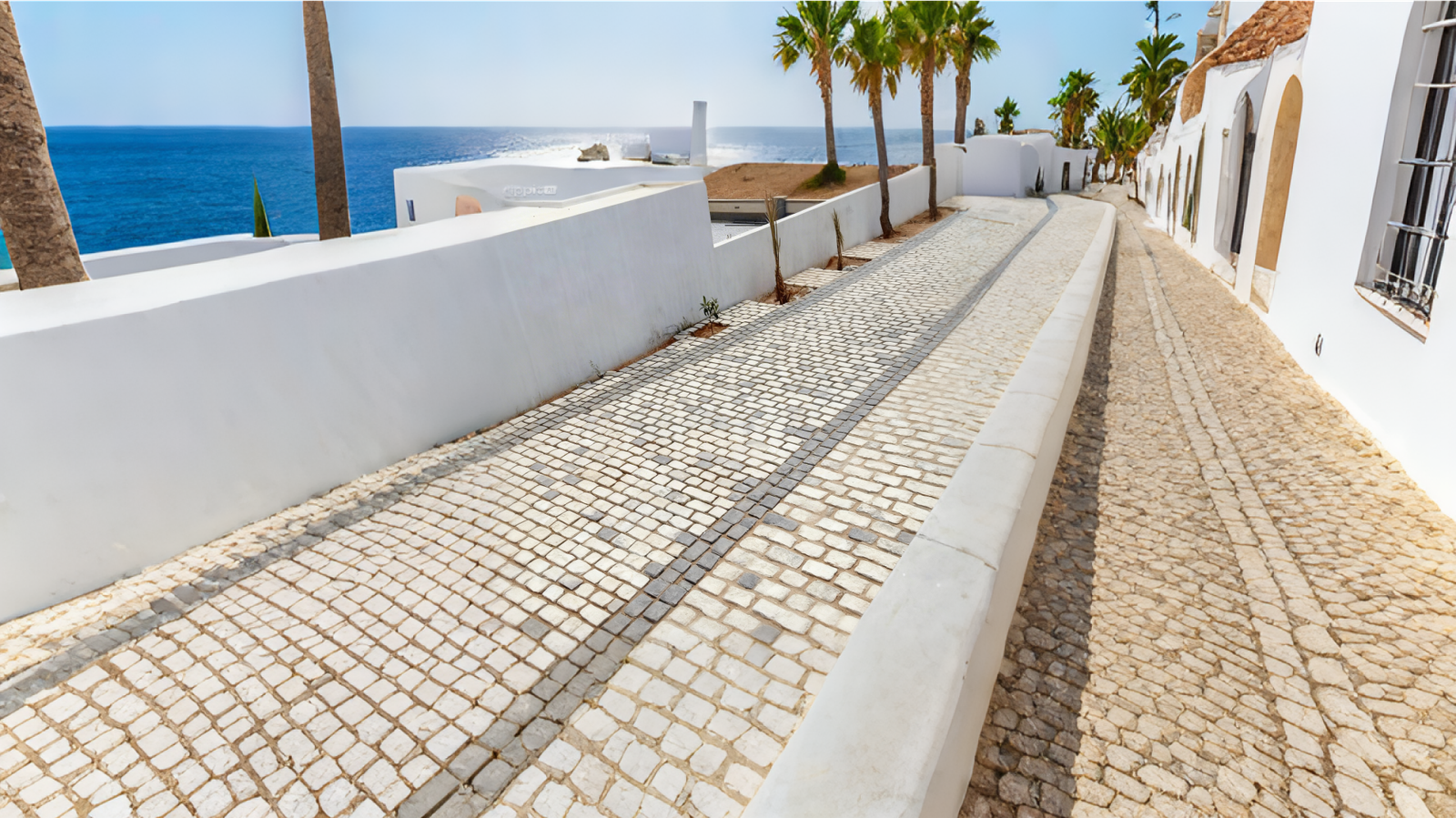 Pierre taillée Zars Blanc et Gris