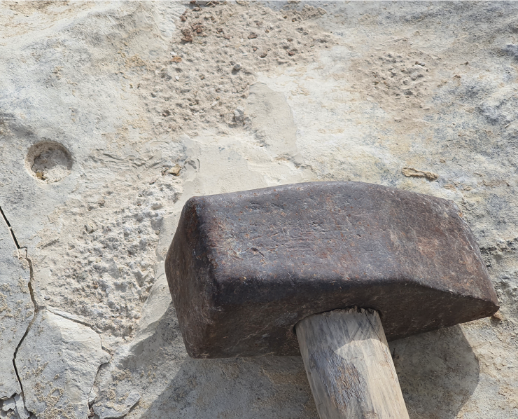 Extraction noble de pierre naturelle