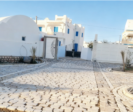 Pierre taillée Zars Blanc et Gris